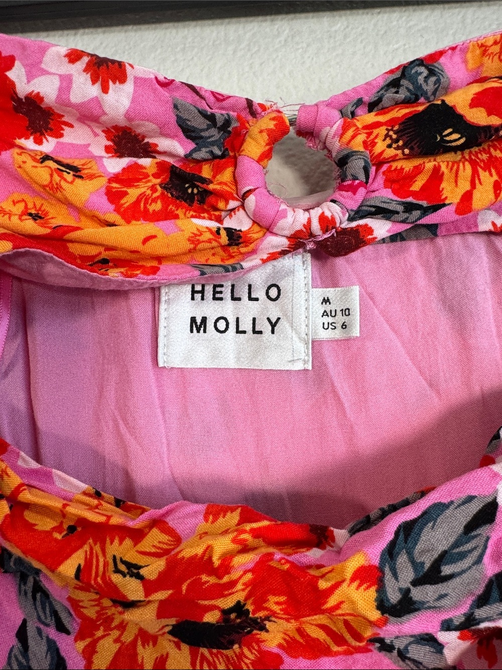 Hello Molly Speak To My Heart Midi Dress in Pink - 6 - Picture 4 of 5